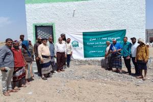 ​مدير عام مديرية تبن يفتتح قرية الثواب السكنية بمنطقة بئر حيدرة في لحج