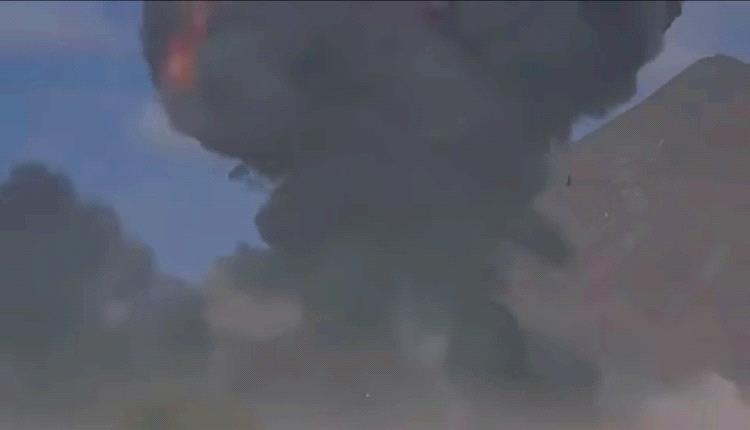 غارات جوية تستهدف لواء بارشيد في المكلا