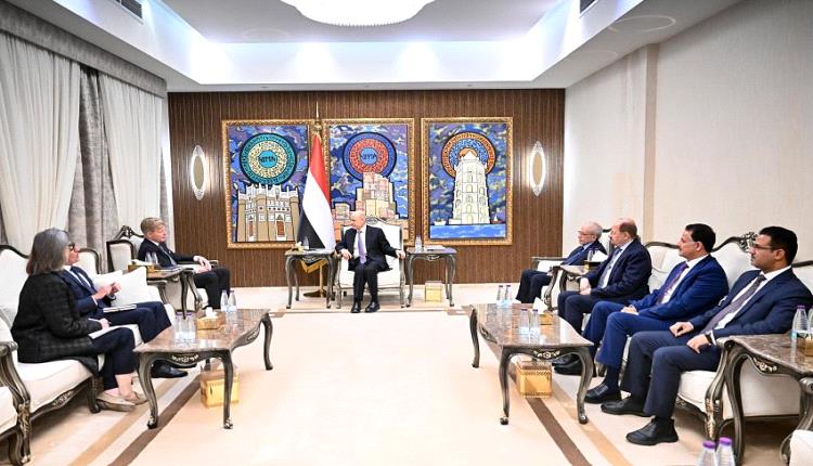 رئيس مجلس القيادة يشيد بالدعم الأممي لوحدة اليمن واستقرار أراضيه