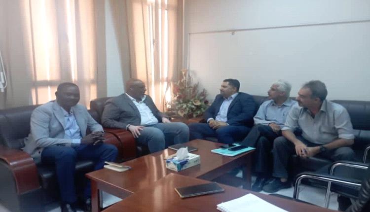 اجتماع وكيل قطاع التعاون الدولي بنائب مدير الاوتشا في اليمن