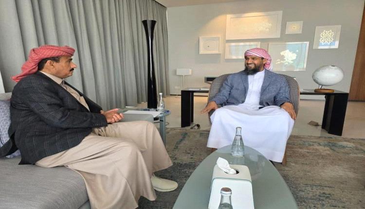 المحرّمي يستقبل محافظ شبوة عوض بن الوزيز