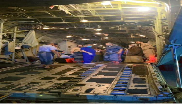 طائرة إخلاء طبي سعودية تنقل مصابي كمين حمدي شكري من عدن