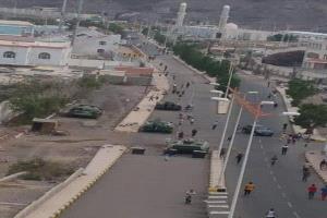 انسحاب قوات المجلس الانتقالي من قصر معاشيق وتسليمه لقوات ألوية العمالقة