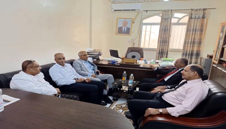 وكيل وزارة التعليم العالي لقطاع الشؤون التعليمية يستقبل نائب رئيس جامعة المهرة لشؤون الطلاب