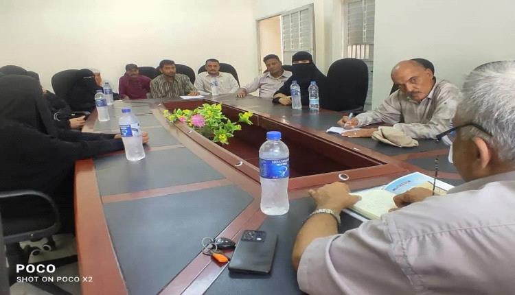 قيادة التعليم الفني بعدن تقر خطة النزول الميداني للإشراف على الاختبارات العملية