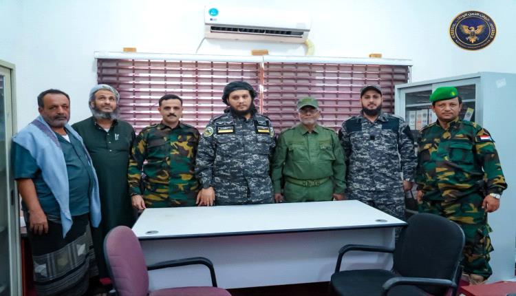 تسليم قيادة قوات حراسة المنشآت بالعاصمة عدن مهامها ومقرها الجديد