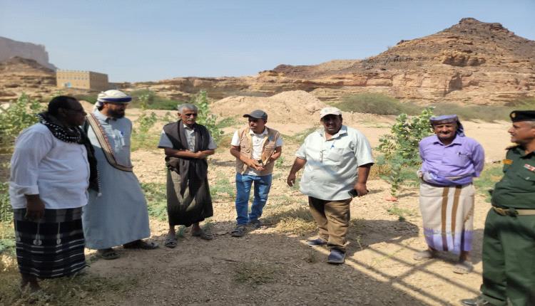 الصندوق الاجتماعي للتنمية يسلّم مشروع قيد باحيد والقنوات الزراعية بمديرية حبان إلى السلطة المحلية