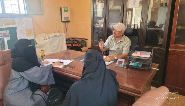 مدير عام المسيمير يبحث مع مشروع الحماية آليات تنفيذ التدخلات الإنسانية بالمديرية