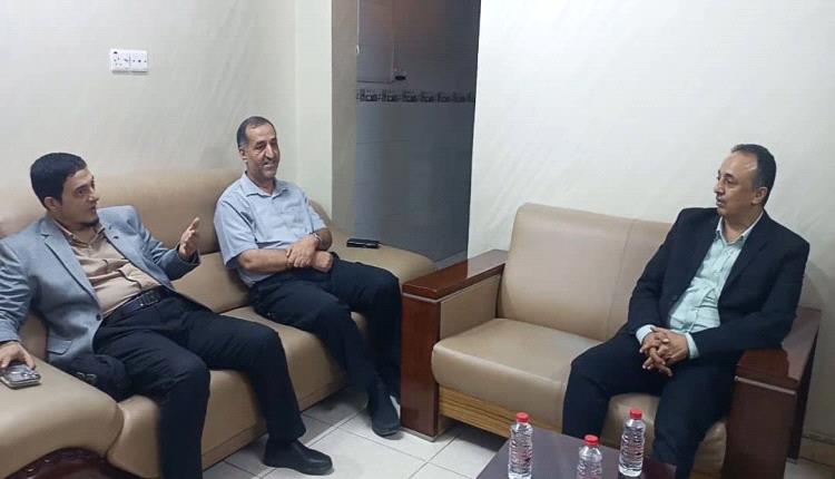 مدير عام صحة عدن يزور الجامعة الالمانية الدولية ومستشفى عدن الإلماني الدولي