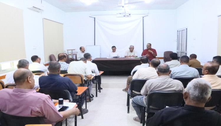 لقاء تحضيري لتنفيذ المرحلة الثانية للنشاط الايصالي التكاملي في المديريات المستهدفة بوادي حضرموت