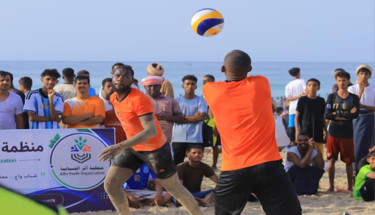انطلاقة قوية ومثيرة لبطولة كأس البلدة للكرة الطائرة الشاطئية