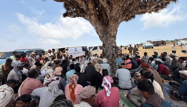 اللجنة التحضيرية للمجلس التنسيقي والتوافقي بسقطرى تواصل لقاءاتها التشاورية مع مراكز العاصمة حديبوه في منطقة دكسم