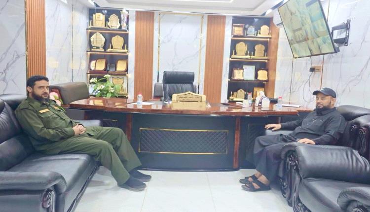 وكيل قطاع الأوقاف يشيد بتعاون أمن لحج في حماية أراضي وقف المحافظة