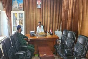 مدير عام مديرية القطن يلتقي مدير الأمن والشرطة بالمديرية لبحث تعزيز الأمن والاستقرار