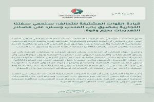 التحالف: باب المندب خط أحمر.. والرد على تهديدات الحوثيين سيكون بالقوة