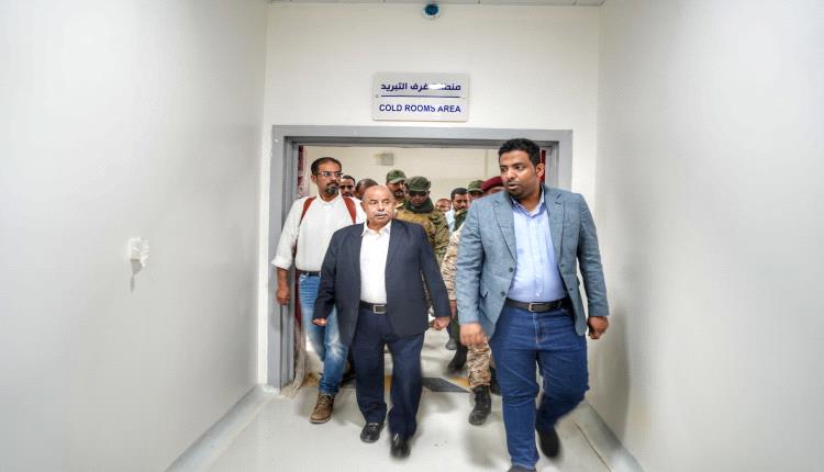 بدعم ألماني.. الخنبشي يتابع استكمال مشروع مخازن الأدوية واللقاحات المحورية بالمكلا