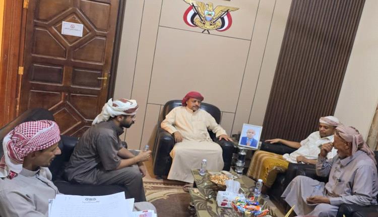 مصلحة شؤون القبائل بوادي وصحراء حضرموت تستقبل المهنئين بعيد الأضحى المبارك
