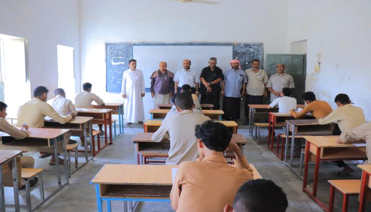 القطن تدشن اختبارات الثانوية العامة في 7 مراكز امتحانية بمشاركة 838 طالباً وطالبة