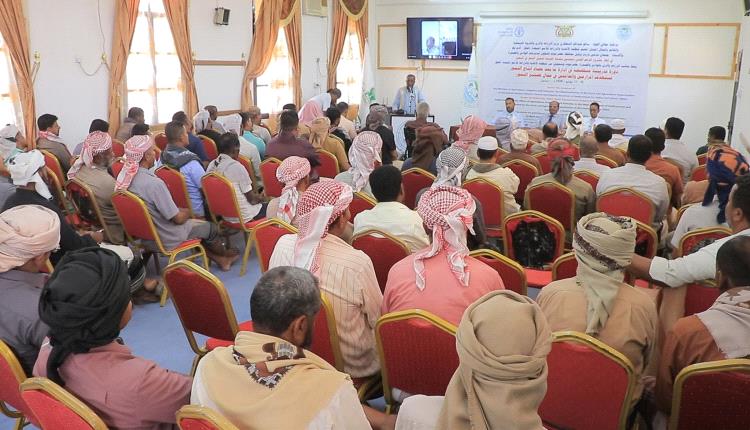 بدء دورة تدريبية في إدارة ما بعد حصاد إنتاج التمور للمزارعين والعاملين في مجال تصنيع التمور بوادي حضرموت