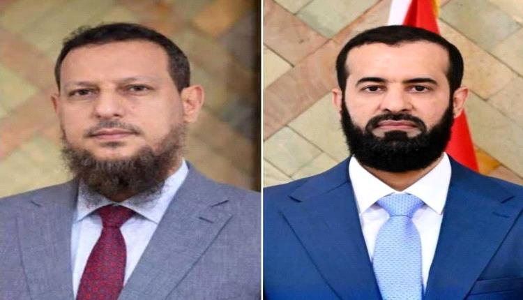 محافظ أبين يجري اتصالًا هاتفيًا بمحافظ عدن للاطمئنان عليه إثر الحادث الإجرامي المأساوي