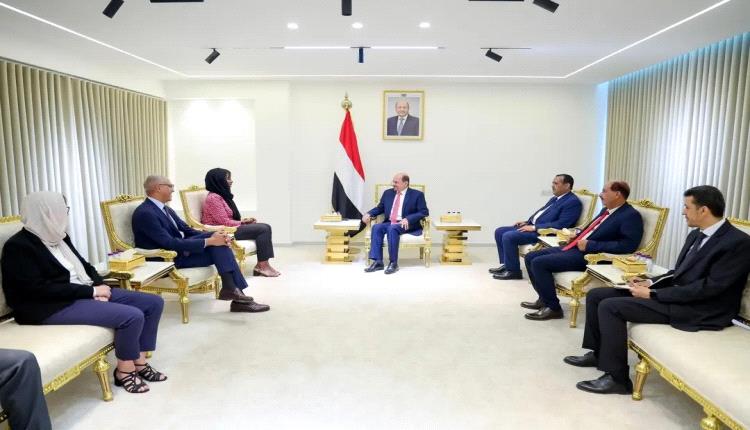 رئيس الوزراء وزير الخارجية يستقبل في عدن وفد مكتب تنسيق الشؤون الإنسانية بالأمم المتحدة برئاسة مديرة قسم الاستجابة للأزمات