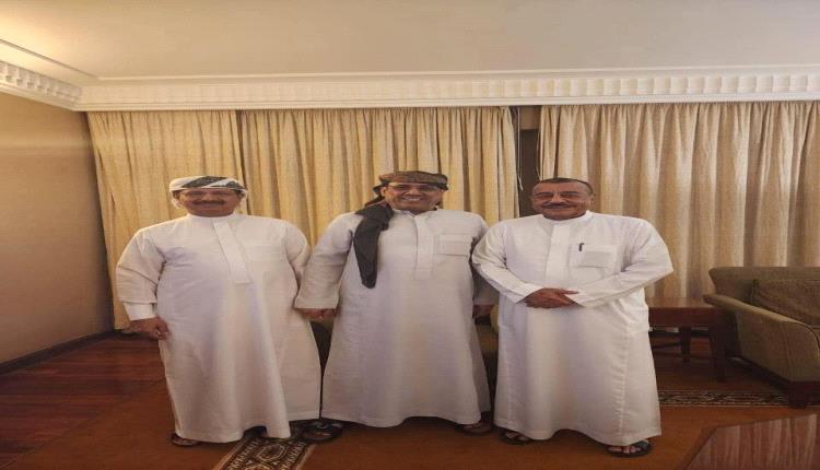 اللواء بن بريك يبحث مع المهندس الميسري مستجدات القضية الجنوبية