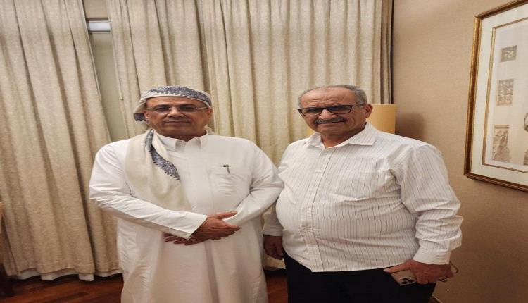 الميسري يلتقي الأستاذ فضل الجعدي لمناقشة التحضيرات الجارية لانعقاد الحوار الجنوبي الجنوبي