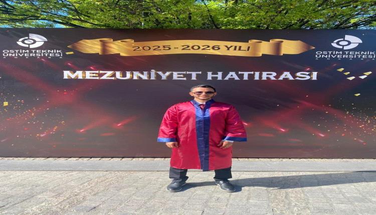 بمرتبة الشرف العليا.. عمر باجابر يحقق المركز الأول في جامعة أوستيم التقنية بتركيا