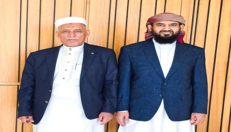 المحرّمي يلتقي نائب رئيس الغرفة التجارية والصناعية بعدن
