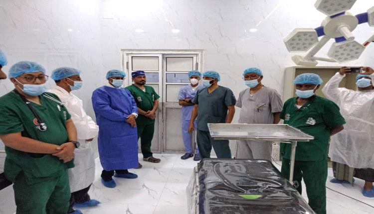 مدير عام تريم يفتتح غرفة العمليات الرابعة بمستشفى تريم العام لتعزيز الخدمات الجراحية