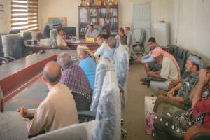 الوكيل الحمزة يزور مكتب التربية والتعليم بأبين ويطلع على الاستعدادات للامتحانات العامة