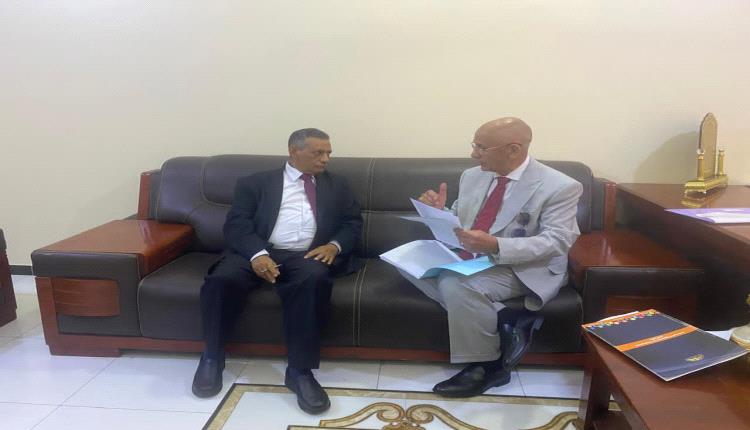 نعمان ومستشار مجلس الوزراء يناقشان خطة للنهوض بالتعليم التقني وربط مخرجاته بسوق العمل