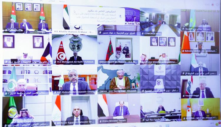 رئيس الوزراء وزير الخارجية يشارك في الاجتماع الطارئ لمجلس جامعة الدول العربية