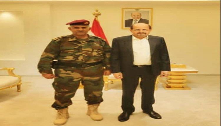 رئيس الوزراء شائع الزنداني يستقبل القائد علي الخضر حيدرة في معاشيق