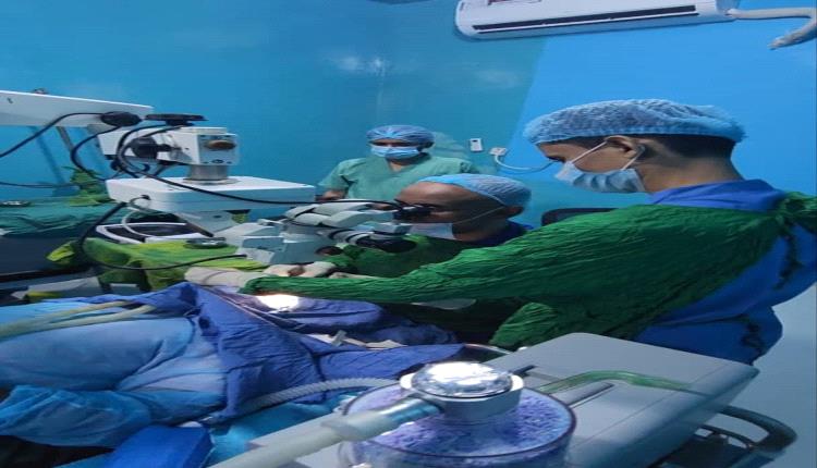 انطلاق المخيم الطبي السابع لتصحيح حول العين للأطفال في عدن