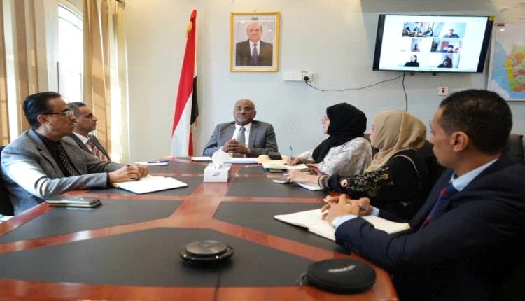 الوزير باسلمة يناقش التحضيرات لمؤتمر الشراكة والتكامل بين الحكومة والسلطات المحلية