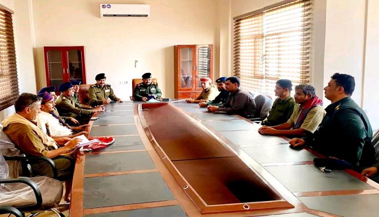 خلال لقائه بضباط البحث الجنائي.. مدير شرطة شبوة يدعو لمضاعفة الجهود الأمنية