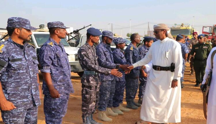 الجعفري وصمودة يتفقدان جاهزية الوحدات الأمنية بالغيضة ويشيدون بالدعم الأخوي للمملكة العربية السعودية