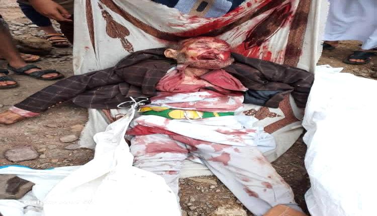 العثور على مسن مجهول الهوية بعد سقوطه من أحد جبال يافع