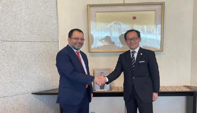 وزير الكهرباء يبحث مع السفير الياباني دعم مشاريع الطاقة المتجددة في اليمن