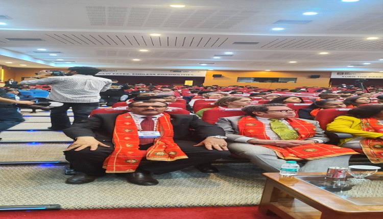 المستشار المخلافي يشارك في المؤتمر العالمي للتعليم 2026 بالهند