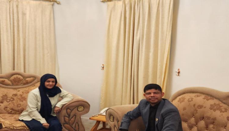 تعزيز الإطار القانوني للمهنة الهندسية في لقاء بين نقيب المهندسين ووزيرة الشؤون القانونية بحضرموت