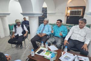 مدير عام تريم يناقش مشروع اللوحات التعريفية التفاعلية للمعالم التاريخية بالمدينة