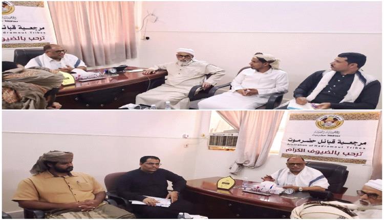 الأمين العام لمرجعية قبائل حضرموت يلتقي رؤوساء الدوائر لتوزيع المهام ووضع خطط عمل النصف الثاني لعام2026م