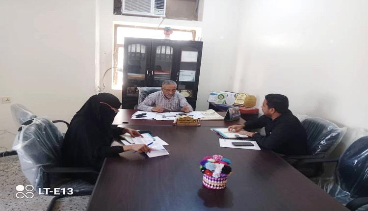 مدير عام الشؤون الاجتماعية والعمل بأبين يلتقي رئيس مؤسسة نور الإبداع للتنمية لبحث أوجه التعاون والتنسيق المشترك