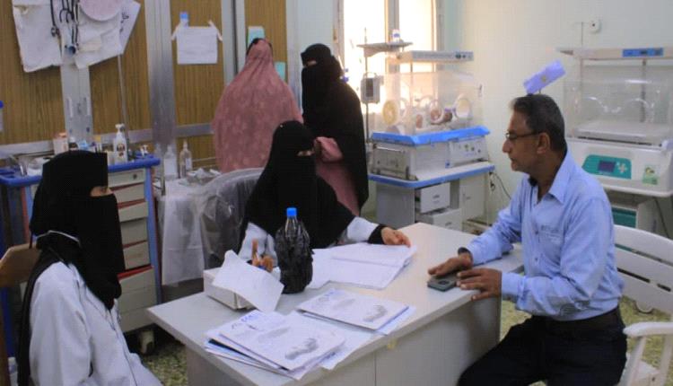 مدير ابن خلدون يتفقد أعمال صيانة وتوسعة قسم حضانة الأطفال حديثي الولادة