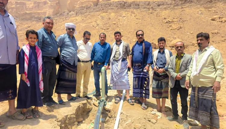 برعاية المحافظ بن الوزير.. تدشين تشغيل مشروع مياه بازرارة بمديرية جردان