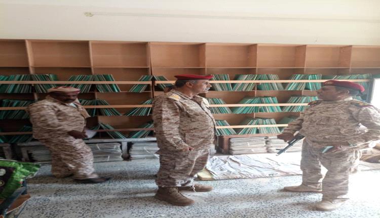 لجنة الرقابة والتفتيش بوزارة الدفاع تنفذ نزولًا ميدانيًا إلى اللواء 111 مشاة في أحور بمحافظة أبين
