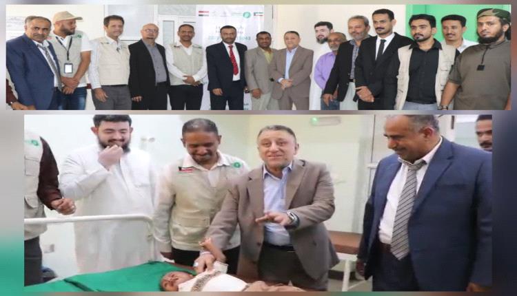 بشراكة "العون المباشر" و"ميدجلوبل".. أمين محلي أبين يدشن مخيم الرازي الجراحي المجاني لإجراء ٣٢٠ عملية جراحية