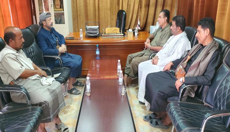 مدير عام مديرية القطن يلتقي الشيخ حمدبن سالم بلحامض